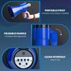 30 Watt Power Portable Megaphone Bullhorn Speaker Voice, Siren/Alarm and 240S Recording with Volume Control and Strap (Blue) view 3