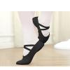 Stelle Women Ballet Shoes Highly Stretch Canvas Adult Ballet Slippers Split Sole Yoga Dance Shoe for Girls Boys(Black,4MW) view 2