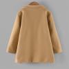 Infant Toddler Girls Kids Fall Winter Button Jacket Warm Cardigan Coat Clothes Baby Outwear Cloak 0-6 Years Old (Khaki, 5-6 Years) view 4