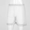 easyforever Mens See Through Mesh Trunks Boxer Shorts Loose Hot Pants Nightwear Beachwear Cover Ups White#Type A 4X-Large view 3
