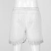 easyforever Mens See Through Mesh Trunks Boxer Shorts Loose Hot Pants Nightwear Beachwear Cover Ups White#Type A 4X-Large view 4