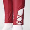 ACSUSS Women Shiny Metallic Unitard Short Sleeve Footless Zentai Suit Ballet Leotards Dancewear Burgundy X-Large view 3