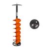 Nordic Legend Hardware Lite E-Drill Combo, Cordless Nylon Ice Drill Auger 6" Dia. W/ICE Scoop Chipper/Universal Drill Adapter/Ice Fishing Rod Rack and 1 Set REPLACMENT Blades view 3