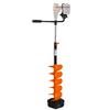 Nordic Legend Hardware Lite E-Drill Combo, Cordless Nylon Ice Drill Auger 6" Dia. W/ICE Scoop Chipper/Universal Drill Adapter/Ice Fishing Rod Rack and 1 Set REPLACMENT Blades view 4