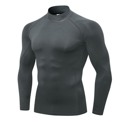 Men's Compression Shirts Long Sleeve Athletic Workout Tops Gym Undershirts Active Sports Baselayers