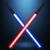 Light Up Saber with FX Sound, Light Sabers for Kids, Retractable Light Swords Gifts Set for Boys Girls Birthday, Christmas, Halloween Parties, 7 Colors LED Glow in The Dark Toy for Kids Adult Black view 1