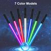 Light Up Saber with FX Sound, Light Sabers for Kids, Retractable Light Swords Gifts Set for Boys Girls Birthday, Christmas, Halloween Parties, 7 Colors LED Glow in The Dark Toy for Kids Adult Black view 4