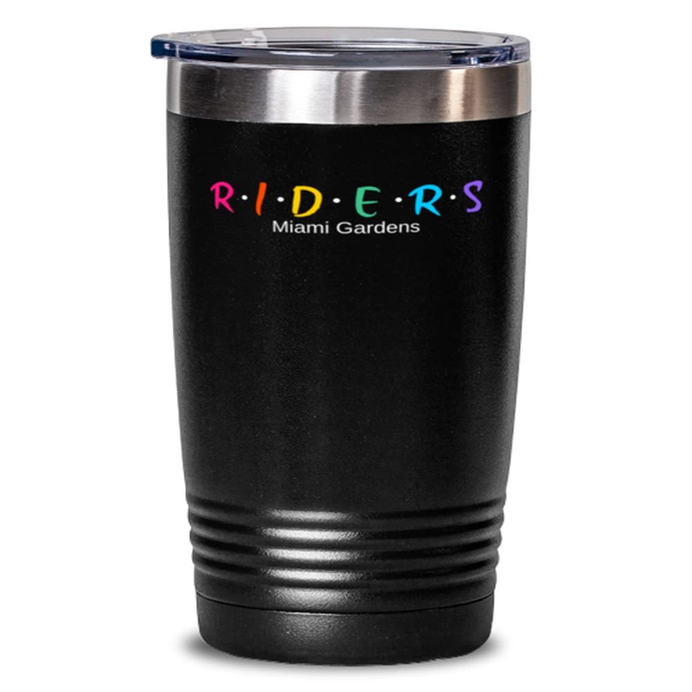 Miami Gardens Riders Tumbler 20oz, black