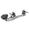 Bont Skates - Athena Roller Skate Derby Plate with Toego Toe Stop - 20 Degree Action - Pair (Silver, 7) view 1