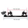 Bont Skates - Athena Roller Skate Derby Plate with Toego Toe Stop - 20 Degree Action - Pair (Silver, 7.75) view 3