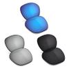 TRUSHELL Polarized Replacement Lenses for Oakley Overtime OO9167 Sunglasses -Ocean Blue+Black+Silver view 1