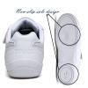 DADAWEN Youth Girls White Cheerleading Shoes Athletic Training Tennis Sneakers Competition Cheer Shoes White US Size 3 M Big Kid view 4