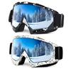 Braylin Adult Ski Goggles, 2-Pack Snowboard Goggles for Youth, Teens, Men & Women, Wide View Snowmobile Goggles view 1