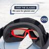 Braylin Adult Ski Goggles, 2-Pack Snowboard Goggles for Youth, Teens, Men & Women, Wide View Snowmobile Goggles view 4
