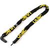 ULAC Steel Kombat Bike Chain Lock Combo, Security, Heavy-Duty, Anti-Theft Steel Chain Lock for Bicycle, Motorcycle, Door, Fence (7mm x 100cm) (Black) view 4