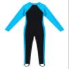 Loloda Kids Girls One Piece Long Sleeve Swimsuits UPF 50+ UV Sun Protective Full Body Rash Guard Wetsuit Lake_Blue 8-10 Years view 4