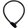 Ulac Bicycle Key Silicone Cable Lock S-2T Jazz Black view 1