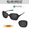 TRUSHELL Polarized Replacement Lenses for Oakley Overtime OO9167 Sunglasses -Ocean Blue+Black+Fire Red view 2
