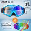 Braylin Adult Ski Goggles, 2-Pack Snowboard Goggles for Youth, Teens, Men & Women, Wide View Snowmobile Goggles view 3