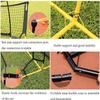LSDRALOBBEB Mini Soccer Goal Portable Soccer Net Pop Up Goal Nets Outdoor Portable Adult Youth Football Training Gate Double-Sided Rebound Goal Football Goal for Home Garden Playground 1115 view 4