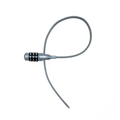 Ulac YL1 AIRJUST-Combo Bicycle Key, Neo Zip Combo Cable Lock, Gray