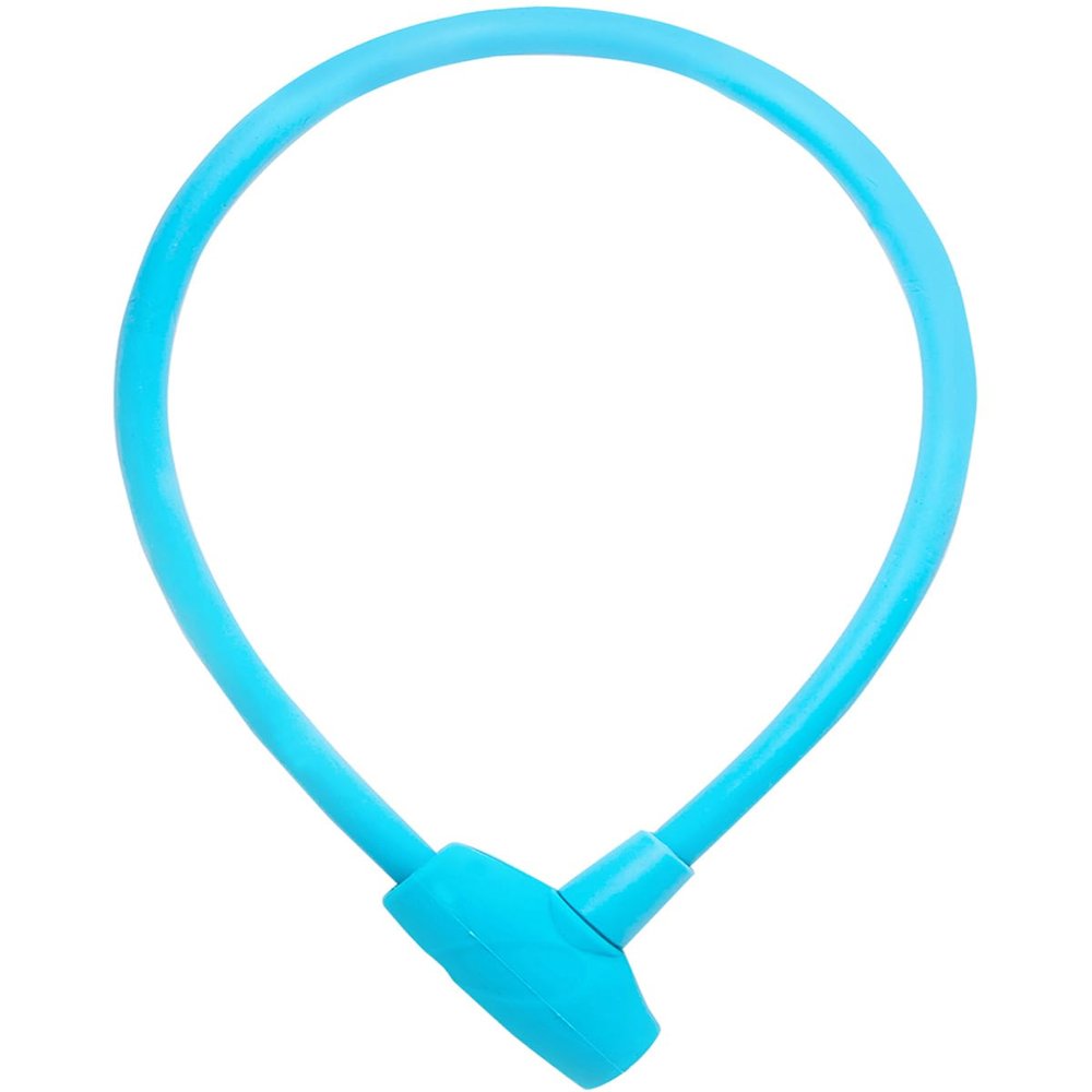 Ulac S-2T JAZZ Bicycle Key Silicone Cable Lock Blue