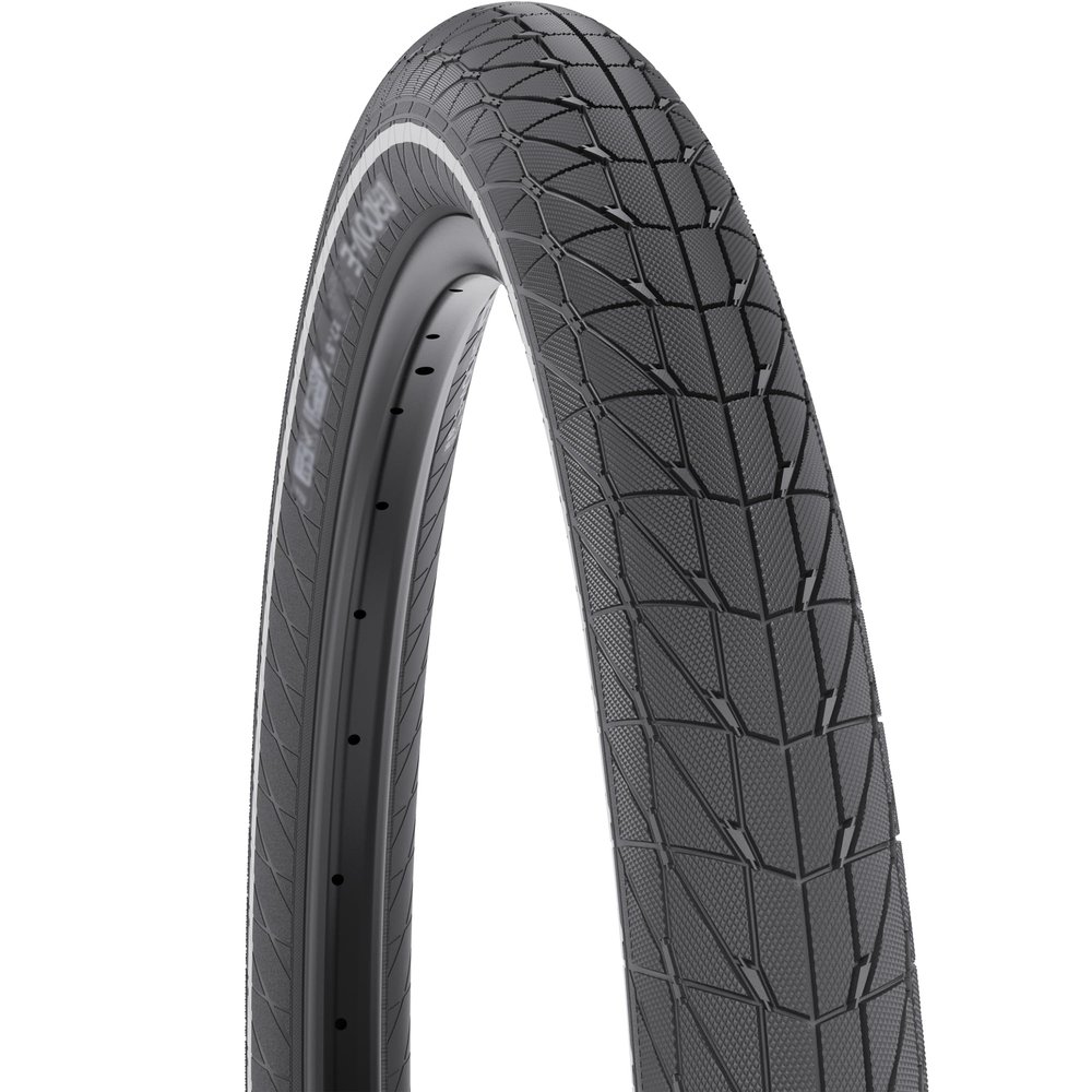 WTB Groov-E Hybrid Bike Tire (27.5" x 2.4") Wire Bead - Perfect for E-Bikes - Water Channeling Grooves for Wet Conditions (Flat Guard Puncture Protection)