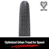 WTB Groov-E Hybrid Bike Tire (27.5" x 2.4") Wire Bead - Perfect for E-Bikes - Water Channeling Grooves for Wet Conditions (Flat Guard Puncture Protection) view 3