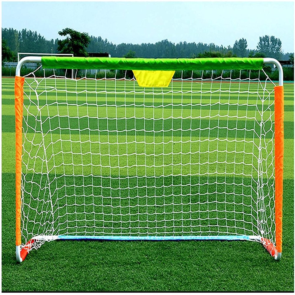 LSDRALOBBEB Mini Soccer Goal Portable Soccer Net Pop Up Goal Nets Home Outdoor Garden Exercise Training Kit Football Goals Steel Tube Children's Football Goal 1115