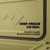 Dometic Patrol 35L Insulated Hard Cooler, Olive, Ice Chest and Passive Cool Box, Fits 28 Cans view 3