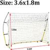Mini Soccer Goal Portable Soccer Net Pop Up Goal Nets Children's Adult Home School Football Practice Training Rack Football Goals Outdoor Portable Football Goal with Pop-Up Net LSDRALOBBEB 1115(Size:3 view 2