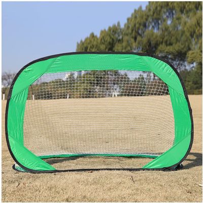 LSDRALOBBEB Mini Soccer Goal Portable Soccer Net Pop Up Goal Nets Indoor and Outdoor Garden Beach Football Practice Training Football Goals Portable Football Goal for Children 1115(Color:Green)