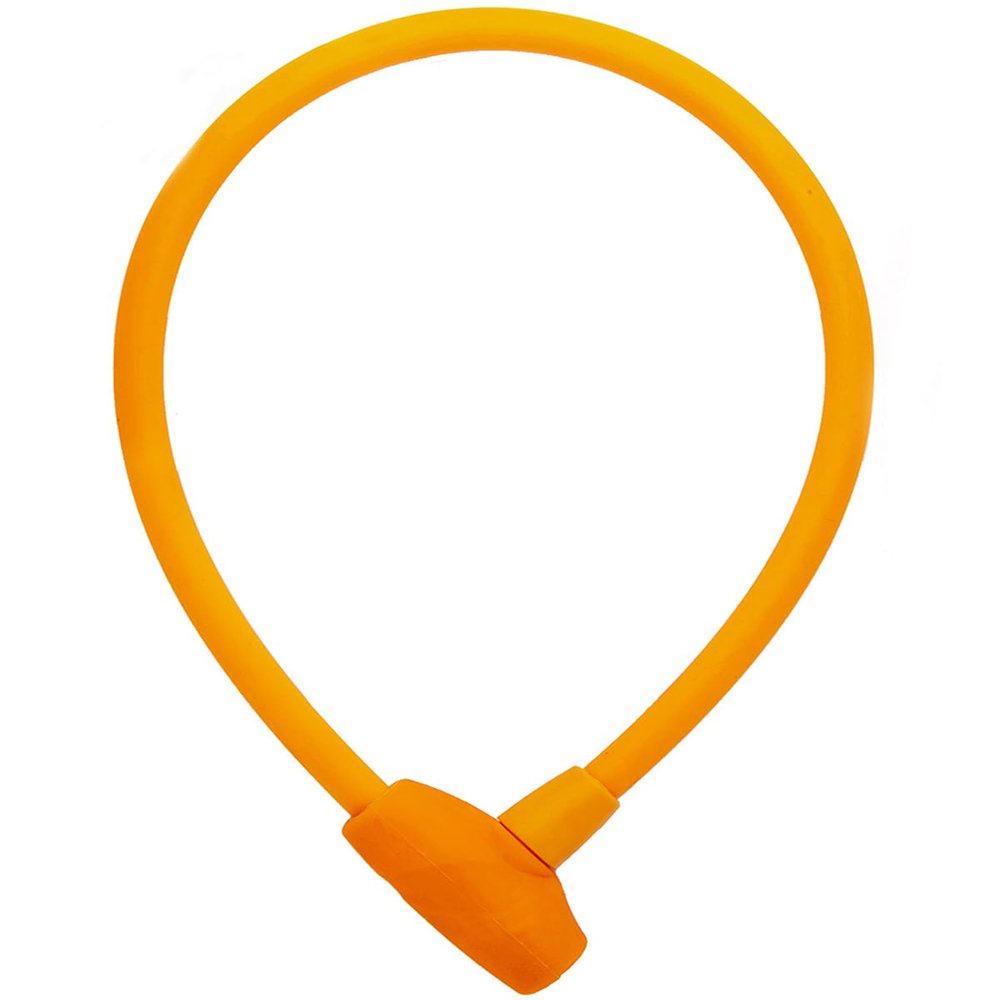 Ulac Bicycle Key Silicone Cable Lock S-2T JAZZ Orange