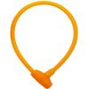 Ulac Bicycle Key Silicone Cable Lock S-2T JAZZ Orange view 1