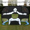 LSDRALOBBEB Mini Soccer Goal Portable Soccer Net Pop Up Goal Nets Folding Portable Kids Football Goal Outdoor Garden 2 in 1 Pop-Up Football Goal 1115 view 2