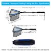 LBW Collapsible Rubber Fishing Net with Telescoping Handle, Folding Kayak Net for Freshwater or Saltwater, Portable Floating Landing Net for Trout, Catfish, Bass view 4