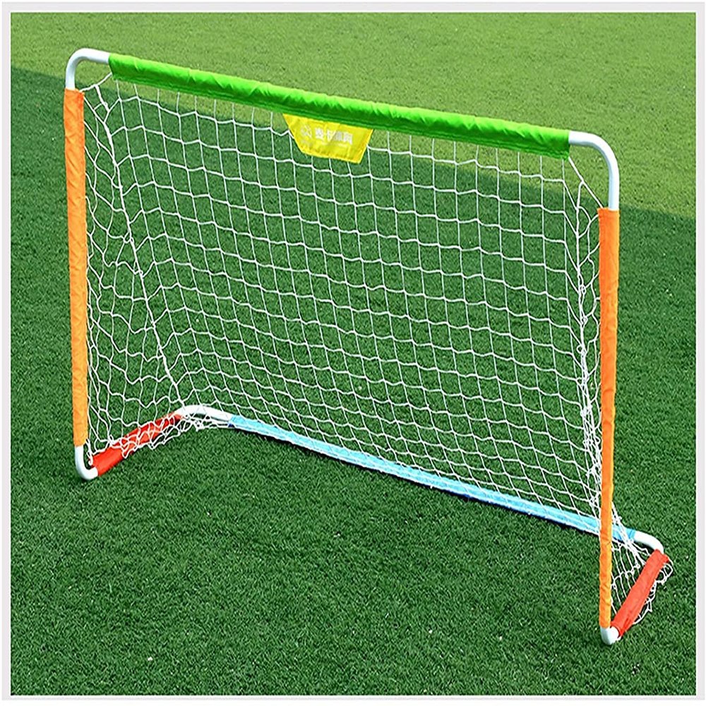 LSDRALOBBEB Mini Soccer Goal Portable Soccer Net Pop Up Goal Nets Pop-Up Football Goal Football Goals Tube Suitable for Outdoor Garden Children's Adult Football Training 1115
