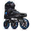 Inline Skates, 3 Wheels 110mm Roller Skates Blades for Adult Women Men, Professional Outdoor Fitness Inline Speed Skates for Unisex (Black & Blue) Men10-11/Women11-12/29.5cm view 1