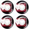The Heart Supply Even White/Red Skateboard Wheels - 52mm 99a (Set of 4) view 1