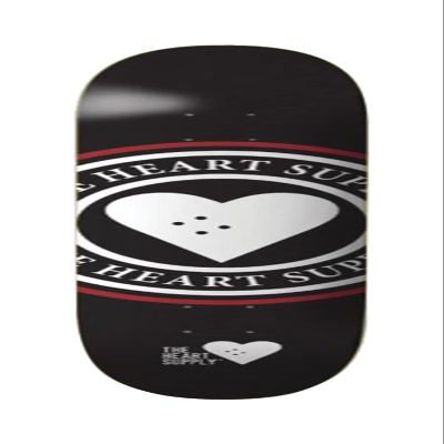 The Heart Supply Insignia Black Skateboard Deck - 8" x 32"