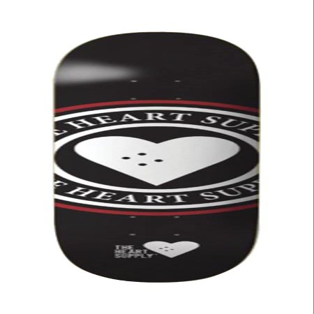 The Heart Supply Insignia Black Skateboard Deck - 8" x 32"