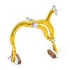DIA-COMPE MX890 Side Pull Caliper Brake Set (F+R) for Old School BMX, Gold, DP2513-FR view 3