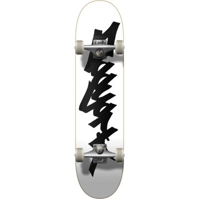 Zoo York Skateboards OG 95 Crackerjack White/Black Complete Skateboard - 8.25" x 32"