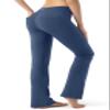 G Gradual Women's Yoga Pants with Pockets Flare Leggings High Waist Yoga Dress Pants Bootcut Casual Work, Indigo Blue, XX-Large view 2