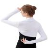Daydance White Open Front Bolero Shrug Cropped Ballet Cover Up for Cami Shirts, Dress, Leotards view 3