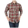 QWENTMTNTY Mens Flannel Plaid Shirts Soft Fleece Lined Long Sleeve Thermal Warm Shacket Jacket Button Down Shirts Outerwear view 2