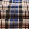 QWENTMTNTY Mens Flannel Plaid Shirts Soft Fleece Lined Long Sleeve Thermal Warm Shacket Jacket Button Down Shirts Outerwear Blue view 4