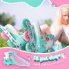 SULIFEEL Rainbow Unicorn Adjustable Inline Skates for Girls Boys and Kids with All Illuminating PU Wheels for Outdoor and Indoor Beginner Skates Medium view 4