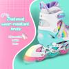 SULIFEEL Rainbow Unicorn Adjustable Inline Skates for Girls Boys and Youth with All Illuminating PU Wheels for Outdoor and Indoor Beginner Skates Large view 4