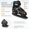 Ice Skates,Hockey Skates,Skates with Adjustable 4 Sizes for Boys Girls Youth Men Women and Beginners (Blue, S (11-1) Kids) view 3